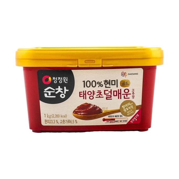 韩国O'FOOD清净园  韩式辣酱 石锅拌饭炒年糕辣椒酱 1kg【百搭酱料】
