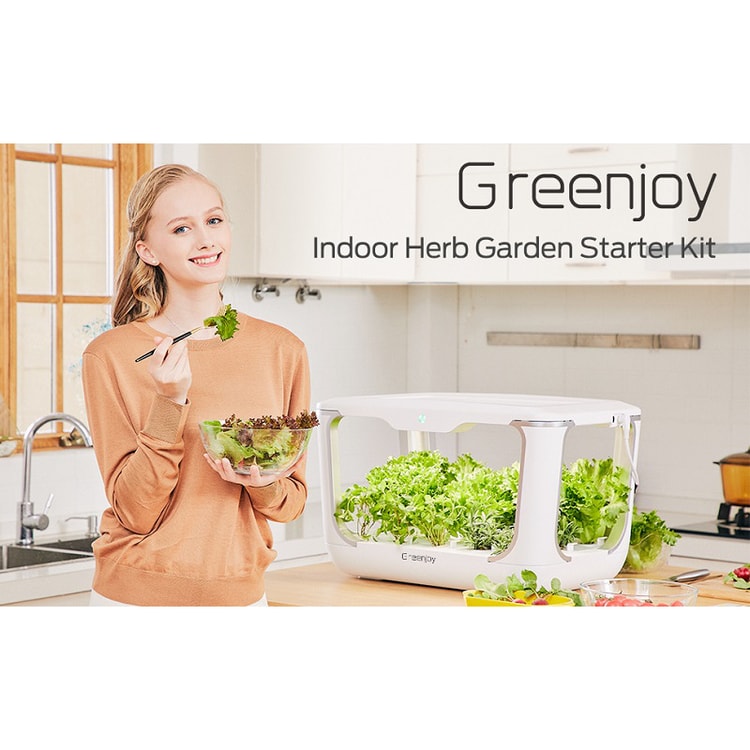 Greenjoy Indoor Herb Garden Kit Hydroponics Growing System Plant Germination Kit Greenjoy Indoor Herb Garden Kit Hydroponics Growing System Plant Germination Kit