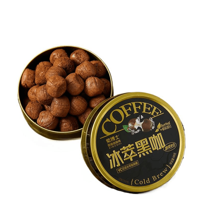 Iced Black Coffee Candy Rich In Vc Mint Hard Candy 88g*1 Can