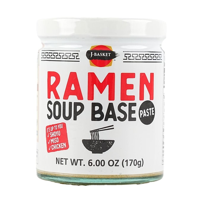 Ramen Soup Base Paste, 6 oz【 Easy-to-Make Authentic Ramen Broth at Home】【for Shoyu, Miso, or Tonkotsu Ramen 】