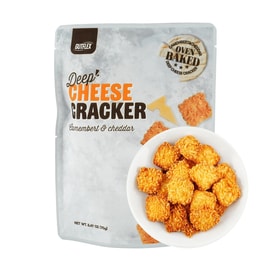 Deep Cheese Cracker,Camembert & Cheddar Flavor, 2.46 oz