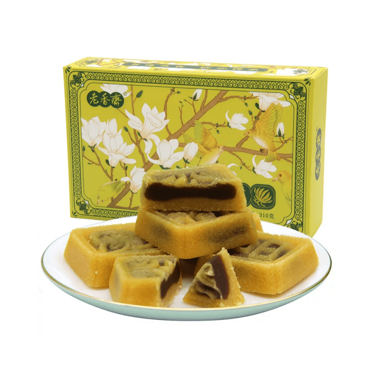 中国直送】老香斎 上海老舗緑豆餅ギフトボックス 310g*1箱 - Yami