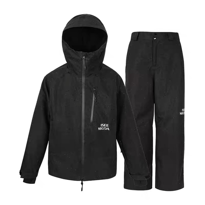 [Diamond Series] 2025 New Women's Ski Suit Warm Snow Suit Loose Suit Men's    black-s