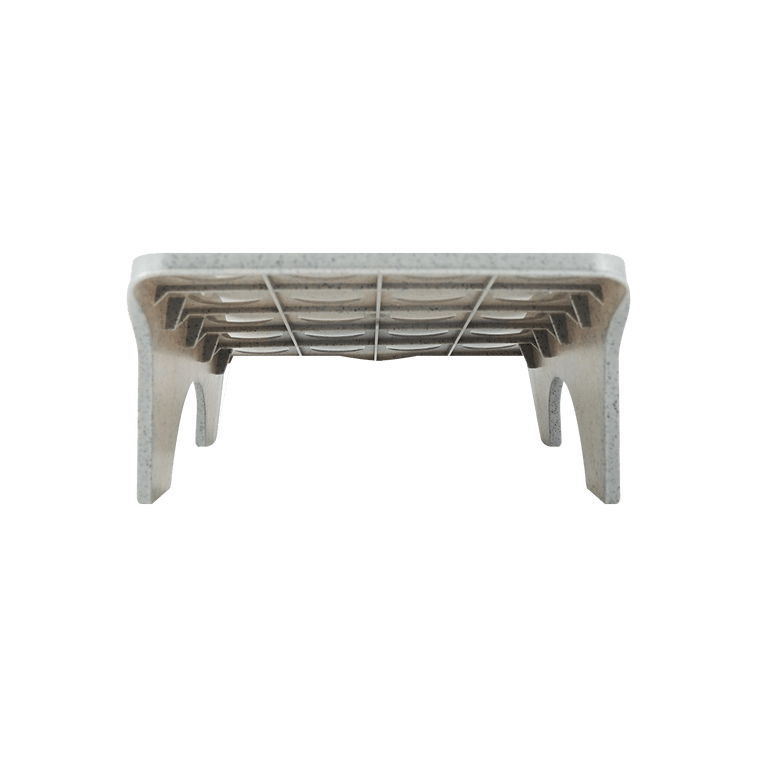 低収納シューズラック グレー 4