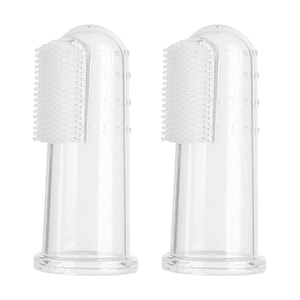 BC BABYCARE Cartoon Silicone Finger Toothbrush (0 - 2Y), 2pcs