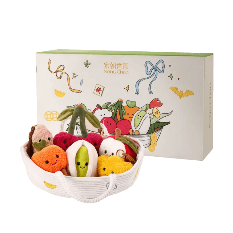 Smooth Sailing Fragrance Plush Doll White Musk Car Hanging Ornament Gift Box 1 pc 12