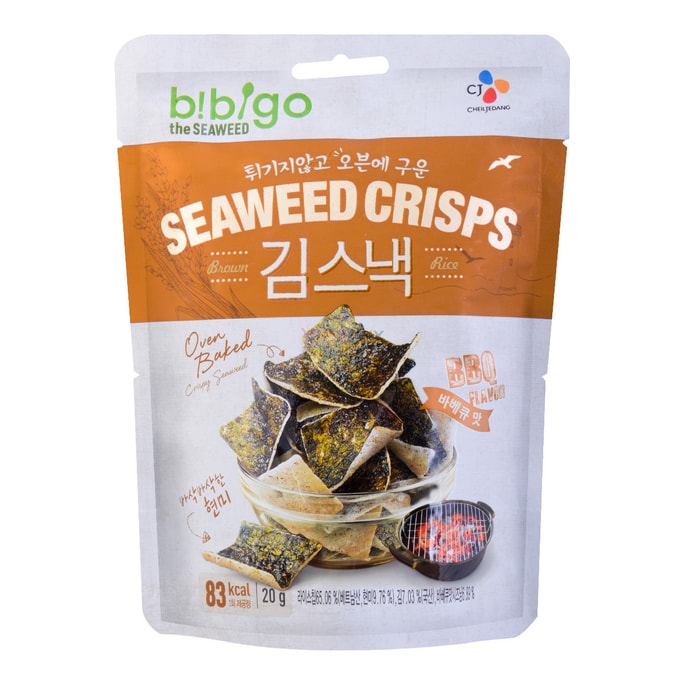 CJ BIBIGO Seaweed Crisps BBQ 20g 