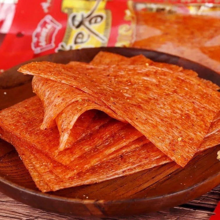 マウスフル・ディライト スパイシーキッシングチップス、昔ながらの大きなスパイシーチップス、カジュアルスナック、18g×5パック 3