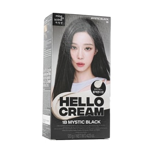 Hair Cream Hair Dye Color Dye 2.11 oz #1B Mystic Black【Aespa, Winter】