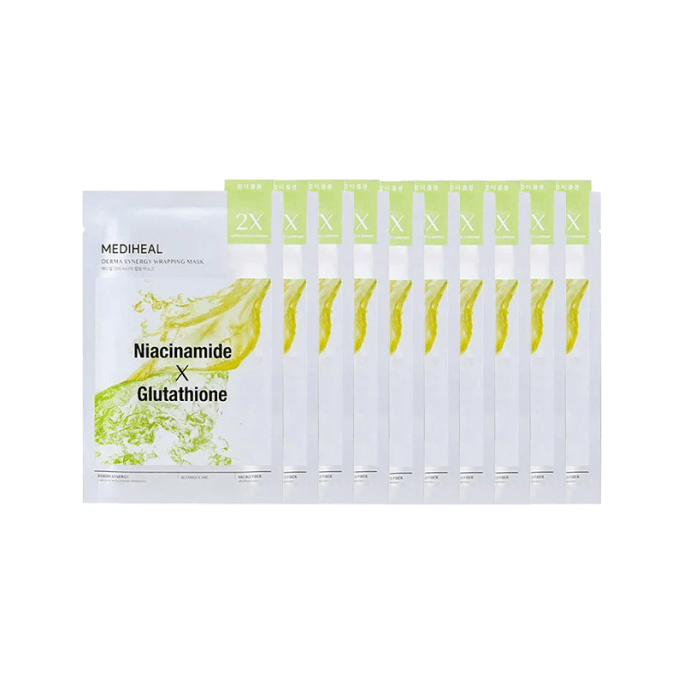 Niacinamide X Glutathione Blemish Care Derma Synergy Wrapping Mask 10 Pack