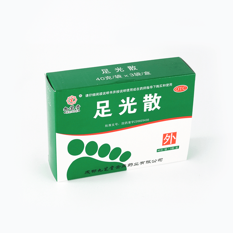 九芝堂 足光散 用于手足癣臭汗症 治脚气 止痒泡脚除脚臭  皮肤真菌 止痒 细菌 杀虫 脚癣 3袋入  9