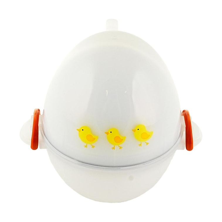 PEARL LIFE Microwave Egg Cooker, 3-Egg Capacity, Chick Design, Quick Steamed Eggs 5
