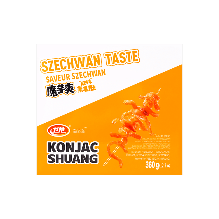 Spicy Sichuan Mala Vegetarian Tripe,Konjac Snacks, 12.7 oz 8