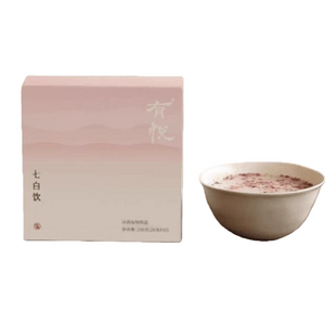 [중국 직배송] 유월 칠백 음료, 칠백 분말, 아몬드 분말, 마, 목이버섯, 백합, 장미, 영양 강화 아침 식사 대용, 200g/상자