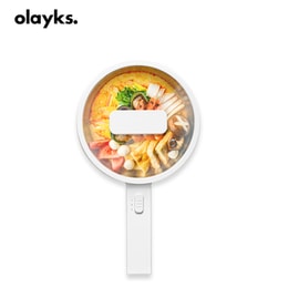 OLAYKS 인스턴트 베스트셀러 중국, 일본, 한국 전기밥솥 가정기숙사 학생 다기능 소형 전기밥솥 전기프라이팬 100~120V 범용 기숙사/기숙사 유물