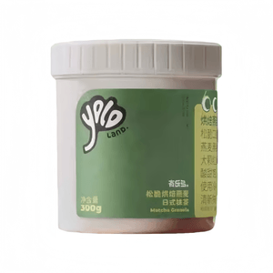 【中国直邮】 有乐岛 松脆烘焙燕麦日式抹茶大颗粒坚果仁清新抹茶香气300g*1罐