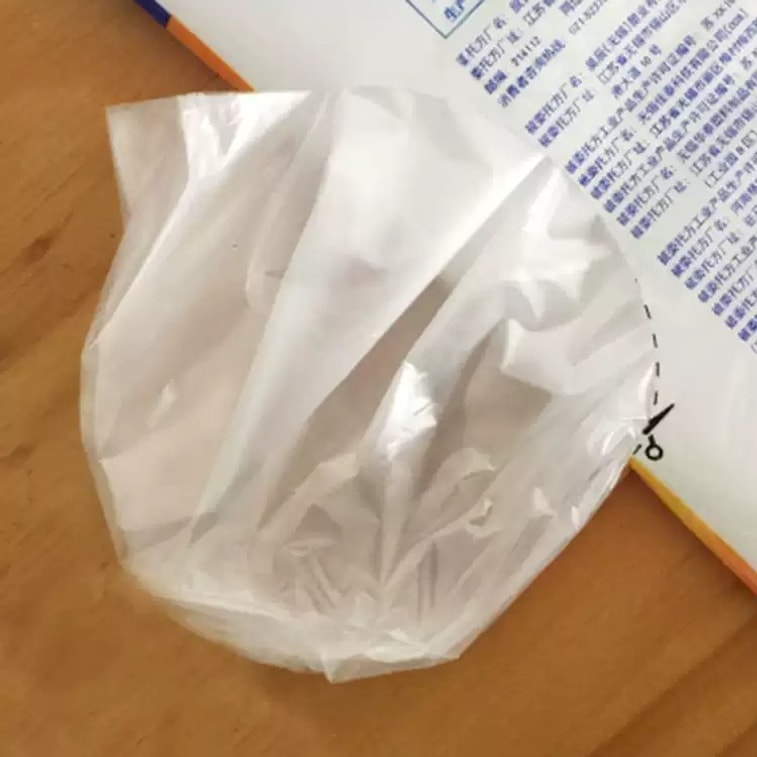 [중국 직배송] 미아오지에 분리형 식품 보관 백, 가정용 식품 비닐 봉투, 일회용 봉투, 중간 사이즈, 5개입 3