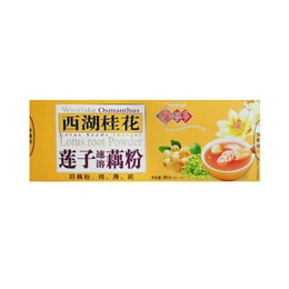 福事多 西湖桂花 速溶莲子藕粉 30g×12包入