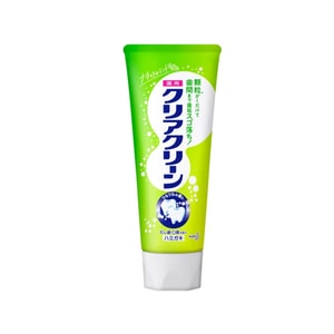 【日本直邮】KAO花王 微粒子颗粒美白牙膏 天然薄荷味 120g