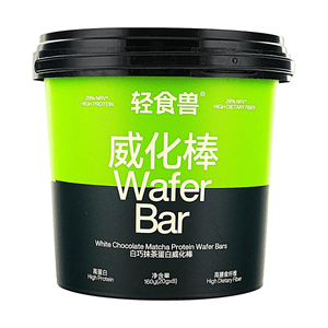 고단백 웨이퍼 화이트 초콜릿 말차맛 5.64 oz【바당 3.5g 단백질】