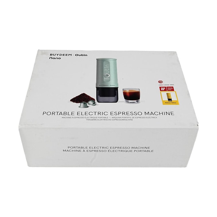 OUTIN Co-branded Coffee Machine, Rapid Heating, Lightweight Portable Espresso Machine OTEM-01, Little Goose Yell 11