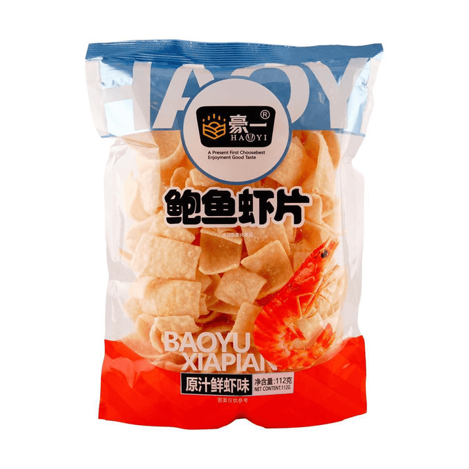Abalone Shrimp Crackers - Original Flavor 3.95 oz