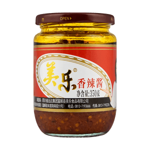 美乐 香辣酱 350g 【地道川味 鲜香麻辣】