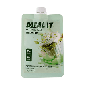韩国MEAL IT 蛋白质代餐奶昔 开心果味 1包/40g 健身减脂减肥 【每包含15g蛋白质】