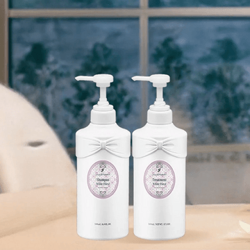 日本JILLSTUART 甜蜜礼物丝悦润发乳 顺滑服帖 抑制毛躁 500ml 纯白花漾香调