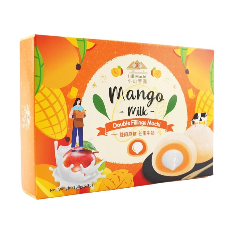 台湾小山等露 双馅麻糬 芒果牛奶味 180g 5