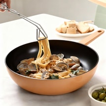 DR.HOWS ALLDAY Non-stick Wok, 24cm (9.5 inch), Peach Color