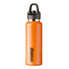 One-Touch Open Cycling  Outdoor Portable Stainless Steel Insulated Tea Tumbler with Large Capacity Vibrant Orange 640ml (Tea Infuser Version) + Cup Brush