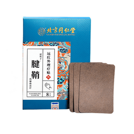 北京同仁堂 腱鞘炎貼膏 護腕扭傷 手腕手指關節疼痛 網球肘 8貼/盒