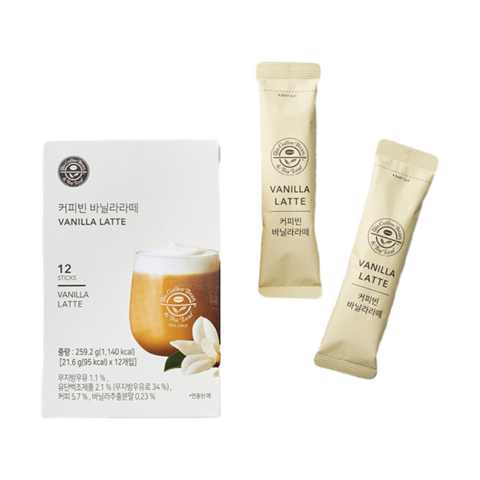 【韓国直送】コーヒー豆バニララテ（21.6g×24本）