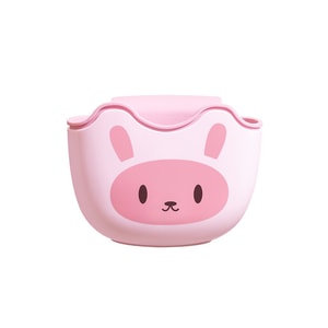 Sponge Drain Hanging Basket Buckle Type Adjustable Sink Hanging Bag Pink