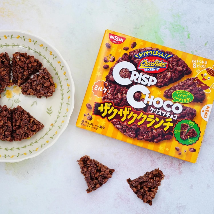 日清食品 クリスプチョコザクザククランチ ミルクチョコレート