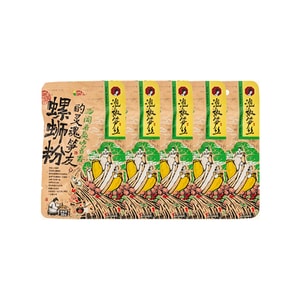【中國直郵】茶顏悅色茶顏家族 辦公室下午茶 下飯菜 螺螄粉的超絕伴侶 泡椒筍絲35g*5包