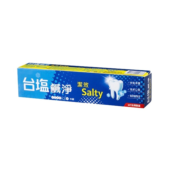 [台湾直邮]台盐 咸净洁效牙膏 150g