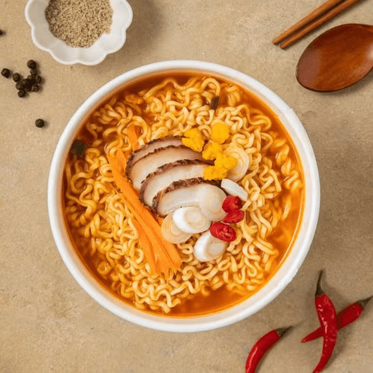Ottogi Black Pepper Powder Ramen Big Cup (Spicy) 105g - Yami.com