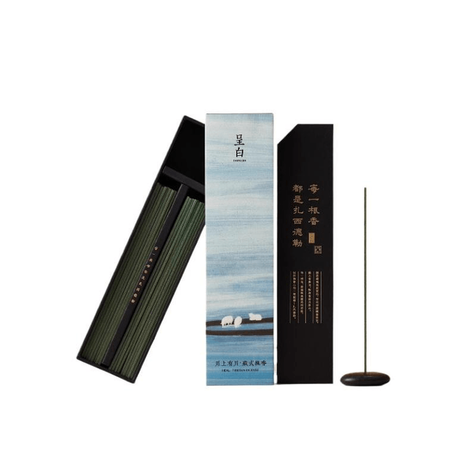 [중국 직배송] 청바이타시델렉 무형문화유산 티베트 향 선물세트, 독서와 휴식을 위한 68개 향