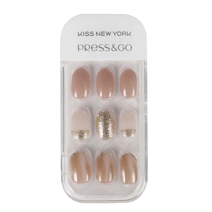 KISS New York Press Go Luxury Hand Nail Patches 52