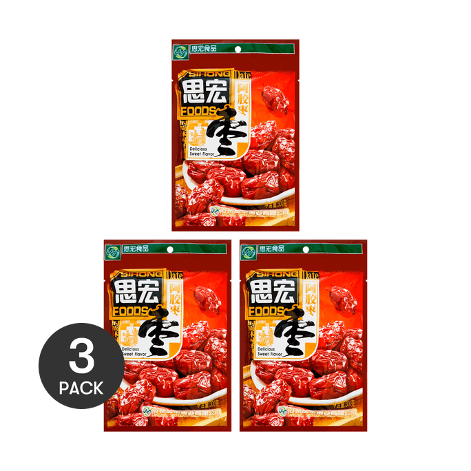 달콤한 대추 - 붉은 대추, 10.58oz *3【3팩】