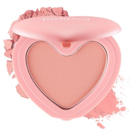 Luv Beam Cheek  Heart-Shaped Powder Blush Soft Matte Finish with Subtle Shimme 4.5g 02# Dollish Rose