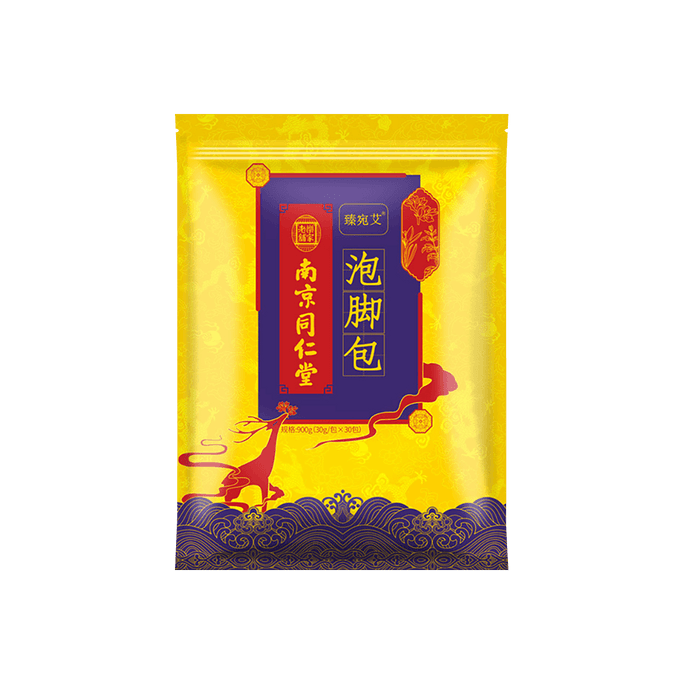 Twelve Traditional Chinese Herbal Foot Bath Bag 30g*30bags/bag