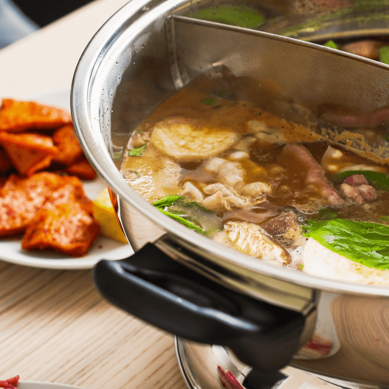 【Low Price Guarantee】5-Qt Stainless Steel Electric Shabu Hot Pot with Lid ASP-610, 1 Year Mfgr Warranty 6