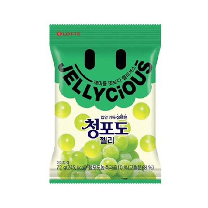 韓國LOTTE Korea樂天綠葡萄口味軟糖72g