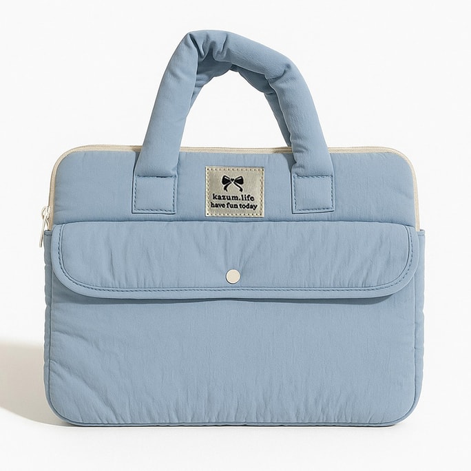 Minimalist Korean Style Tablet Bag for iPad 14/15 Shockproof Laptop Handbag