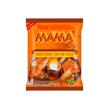 オリエンタルスタイル インスタントヌードル エビ クリーミー トムヤム味 3.17オンス