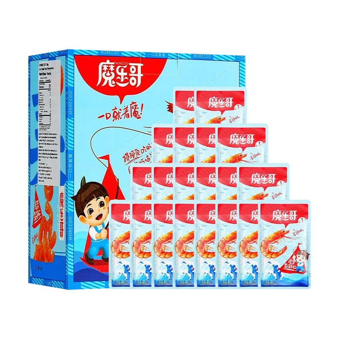 魔乐哥 魔芋素虾仁 香辣味 20包入 360g【Q弹脆爽 香辣解馋】
