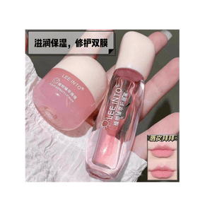 Honey Jar Lipstick Lip Mask Moisturizing Hydrating Anti-Dryness Lip Conditioner 2-piece Set(Peach flavor)